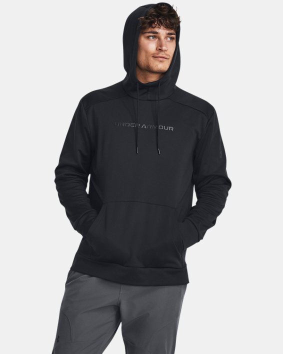 Men's Armour Fleece® Graphic Hoodie in Black image number 0